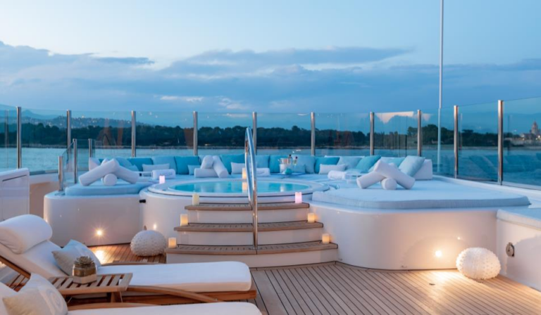 Jacuzzi At Sunset
