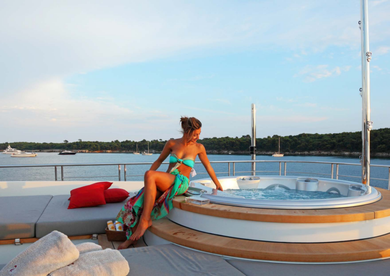 Jacuzzi Lifestyle Aboard A Superyacht