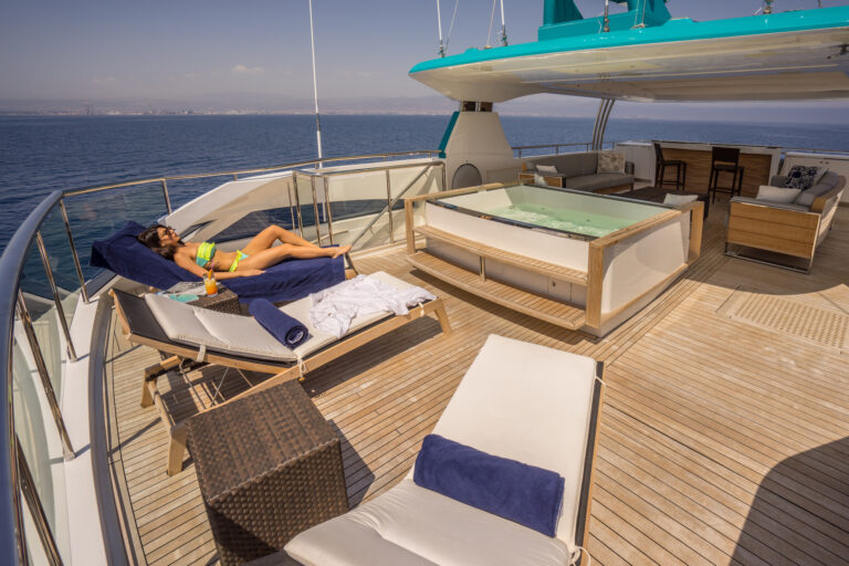 Jacuzzi Lifestyle On Sun Deck