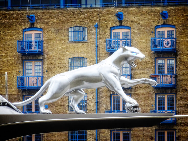 Jaguar At Bow In London