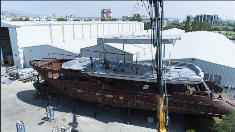 Kando 100 Hull 2 - Construction Progress - Aerial