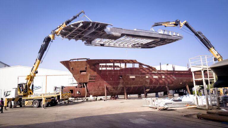 Kando 100 Hull 2 Being Built For Tony Parker - Construction Progress