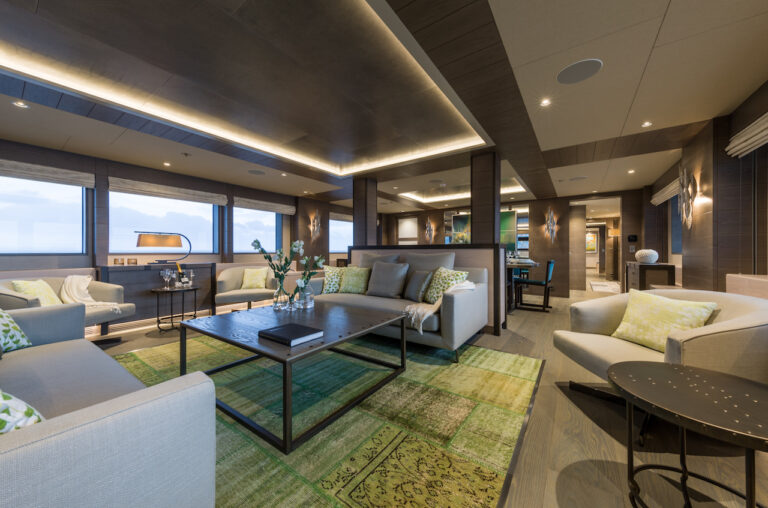LA PASSION - main deck salon Photo courtesy of Jeff Brown