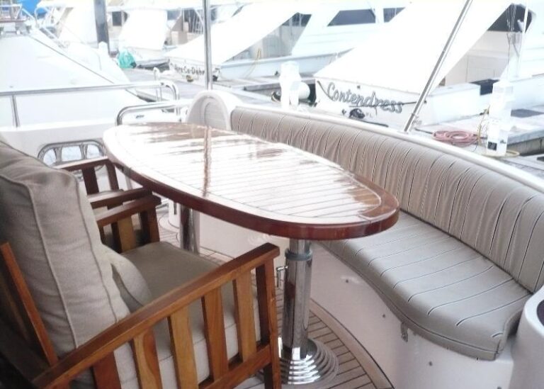 LADY MARGARET -  Aft Deck Dining