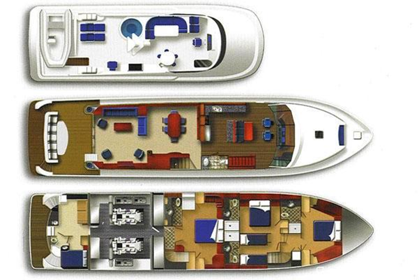 LADY VICTORIA Yacht - Layout