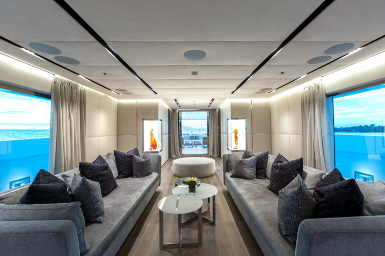 LUXURY YACHT OURANOS - SALOON