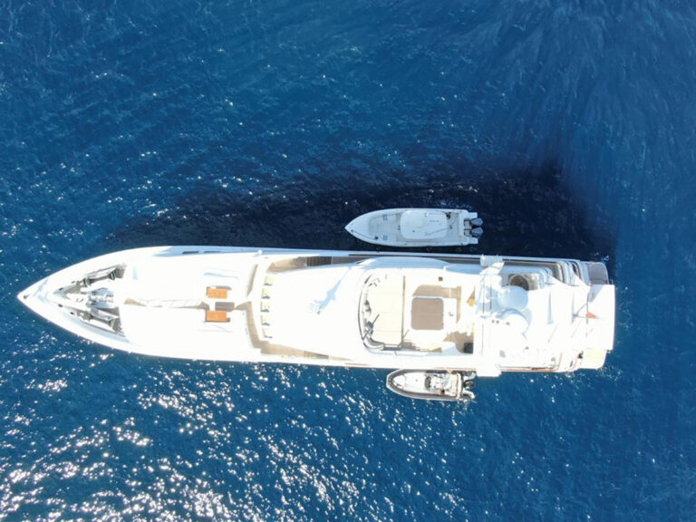 Lady Nora Yacht Aerial View