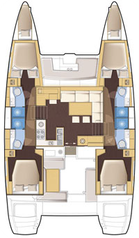Lagoon catamaran NEW HORIZONS - 017