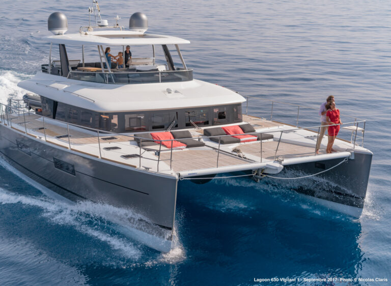 Lagoon Catamaran VIGILANT 1 - Bow Shot Cruising