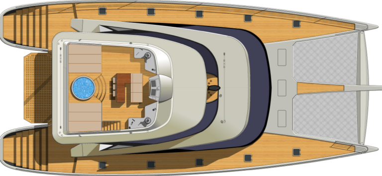 Latitude 88 Double Deck Catamaran Fly Bridge