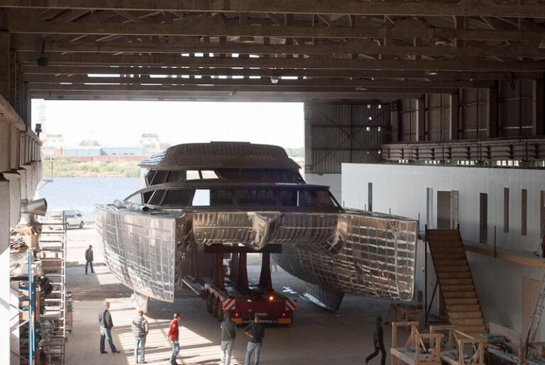 Latitude 88 Double Deck Catamaran Under Construction