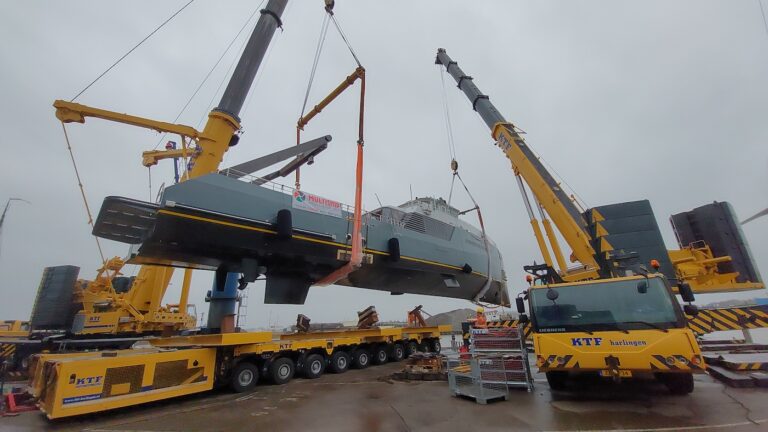 Launch Of 37m Expedition Yacht NO DESTINATION
