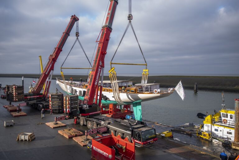 Launch Of Sailing Yacht Meraki