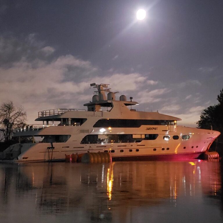 Launch Of Superyacht Jackpot