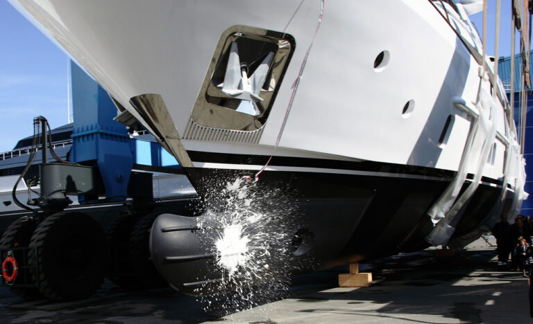 Launch of the Benetti Motor Yacht Miamaa