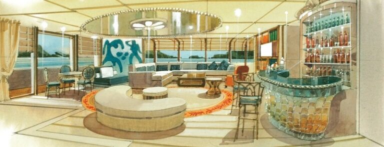Limited Edition 212 Amels superyacht Imagine - Interior design by Andrew Winch