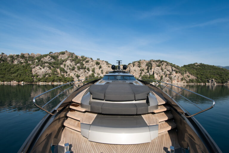 Looking Aft From The Bow