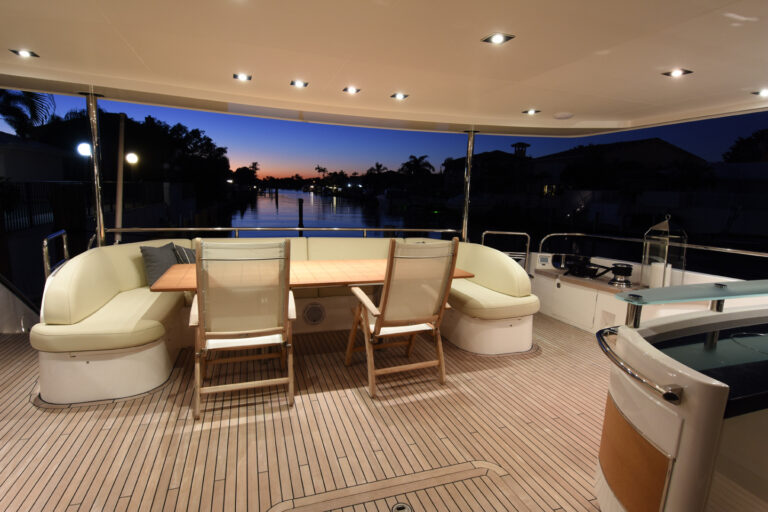 Looking Into The Aft Deck From Salon