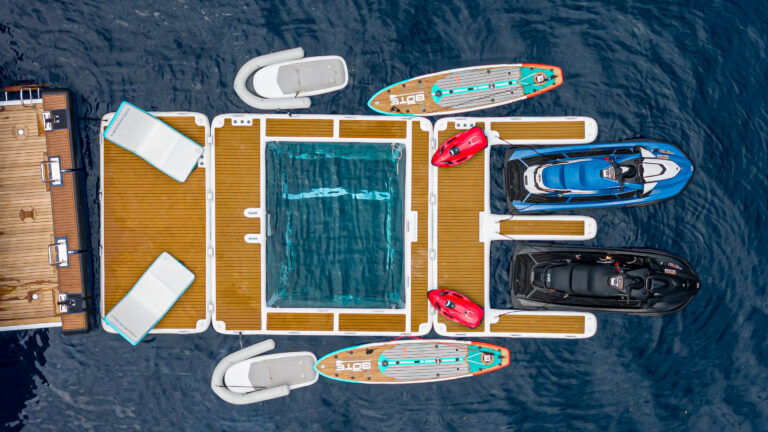 Lucky Lady Floating Dock And Pool