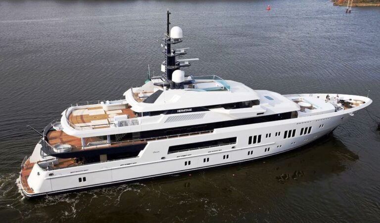 Lurssen Motor yacht Hermitage undergoes Seatrial