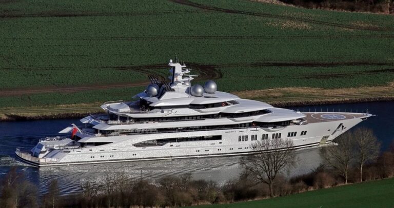 Lurssen mega yacht Amadea. Photo credit Carl Groll-2