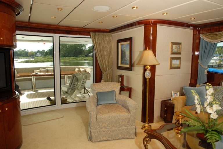 Luxurious Interior on board the super yacht prestige-lady
