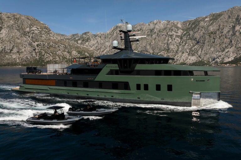 Luxury Yacht Pink Shadow
