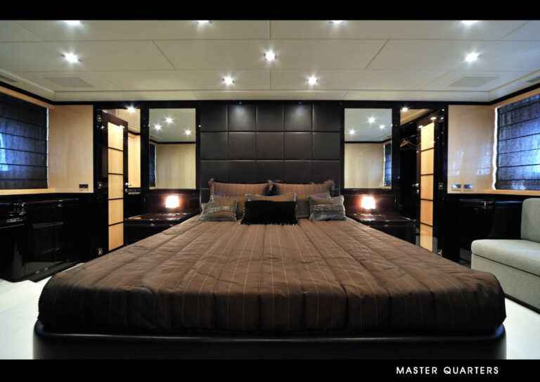 Luxury motor yacht Rush - Master Stateroom