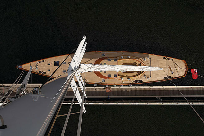 Luxury sailing yacht GAIA - Credit to Spirit Yachts