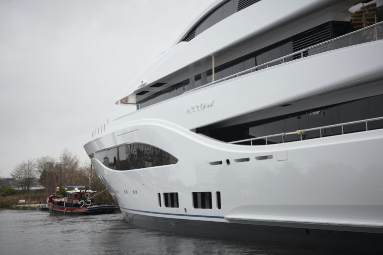 Luxury Superyacht Arrow - Close Up