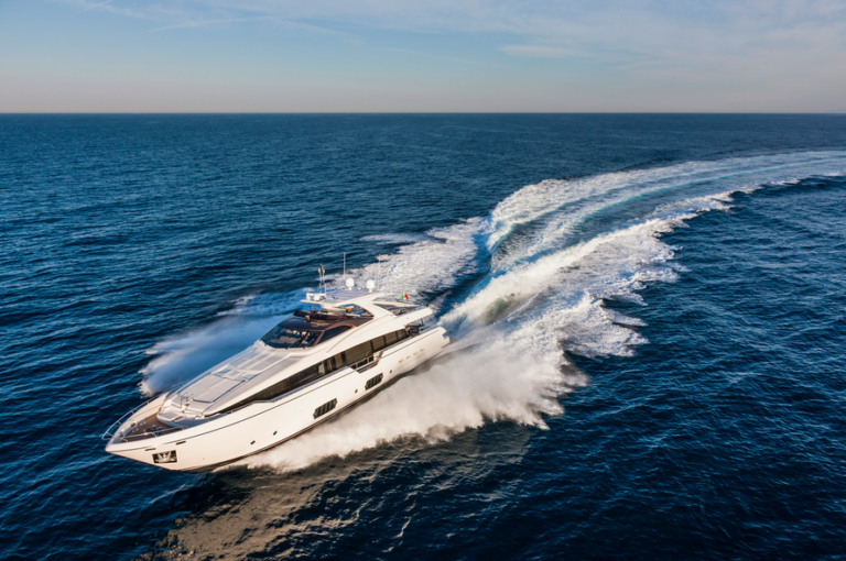 Luxury superyacht Ferretti 960