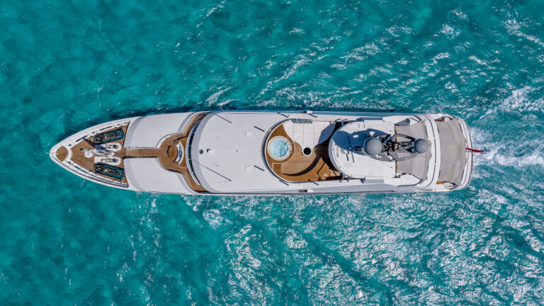 Luxury Superyacht REVERIE - Aerial View