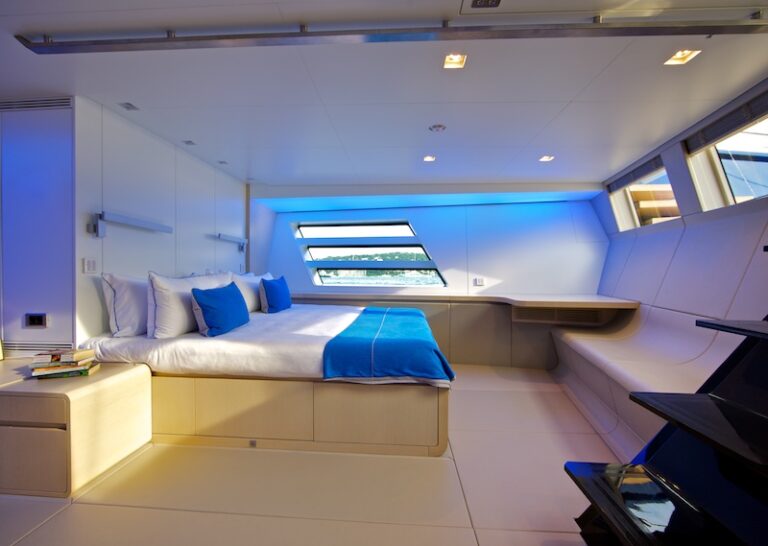 Luxury yacht Better Place - Owners suite starboard side -PhotoToni Meneguzzo