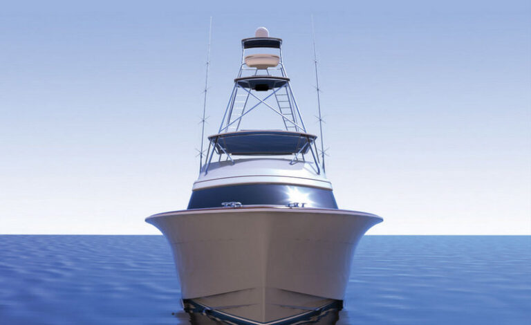 Luxury yacht GT70 - front view