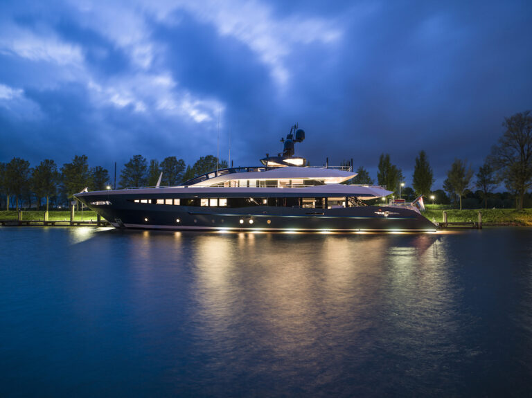 Luxury Yacht IRISHA By Night