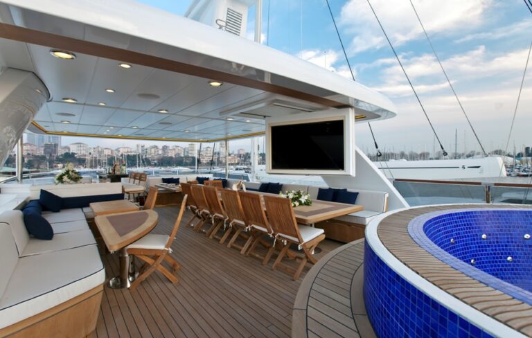 Luxury yacht Karia Sundeck