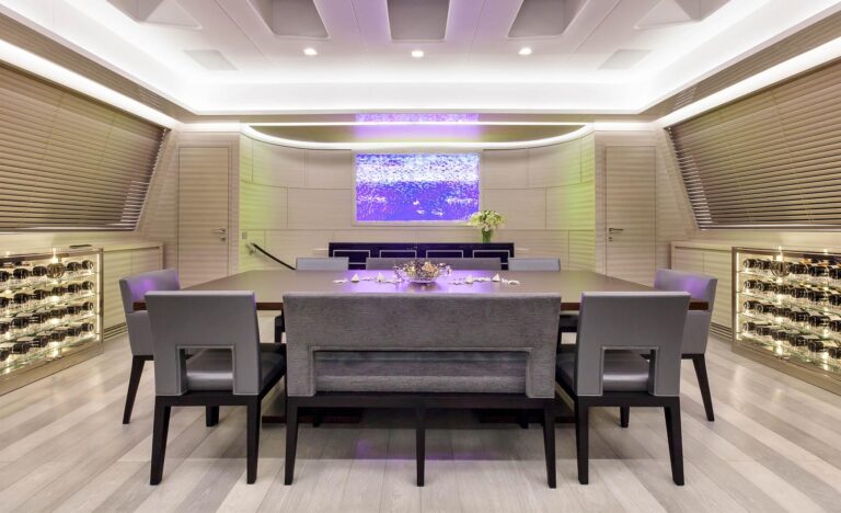 Luxury yacht Moonraker - Dining