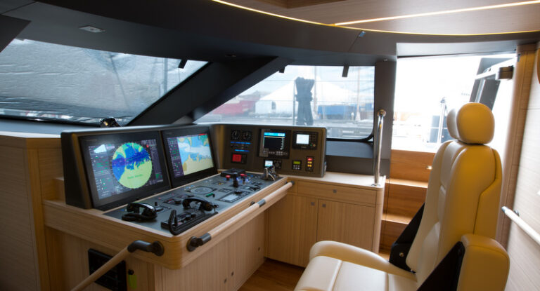 Luxury yacht Ohana - Wheelhouse Credit Fitzroy Yachts