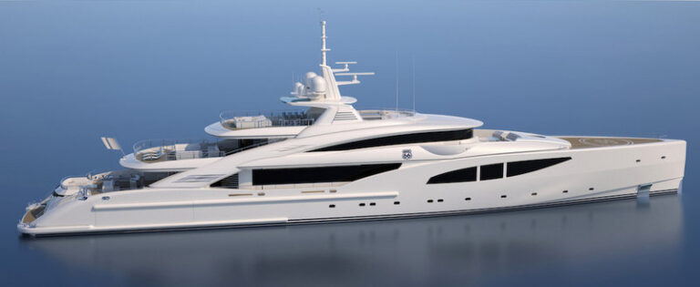 Luxury yacht Route 66 - side view-001