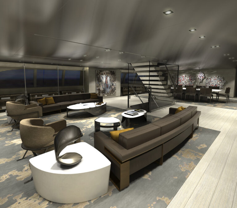 Luxury yacht SYBARIS - Main Saloon - Photo by PH Design-001