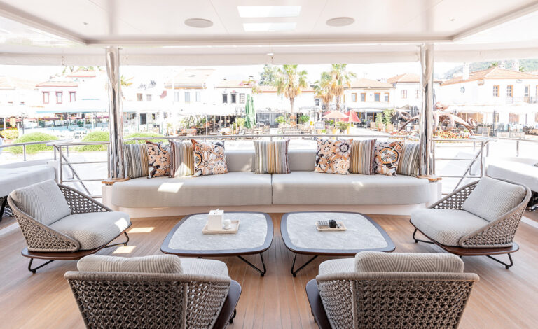 Aft Deck Seating Area