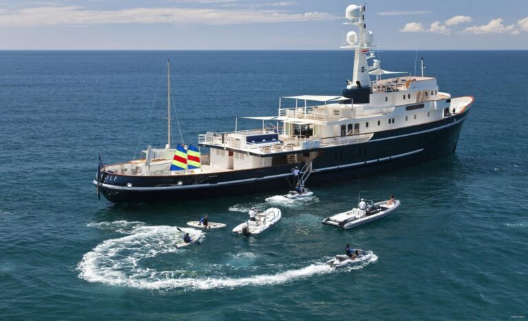 Luxury Yacht With Toys