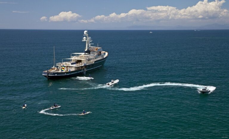 Yacht With Toys