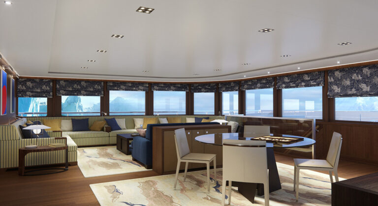 Rendering Saloon And Seating Area