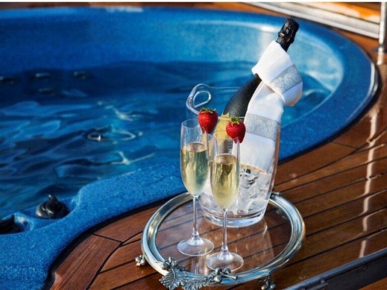 Jacuzzi With Drinks