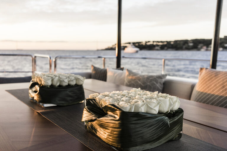 Aft Deck At Sunset