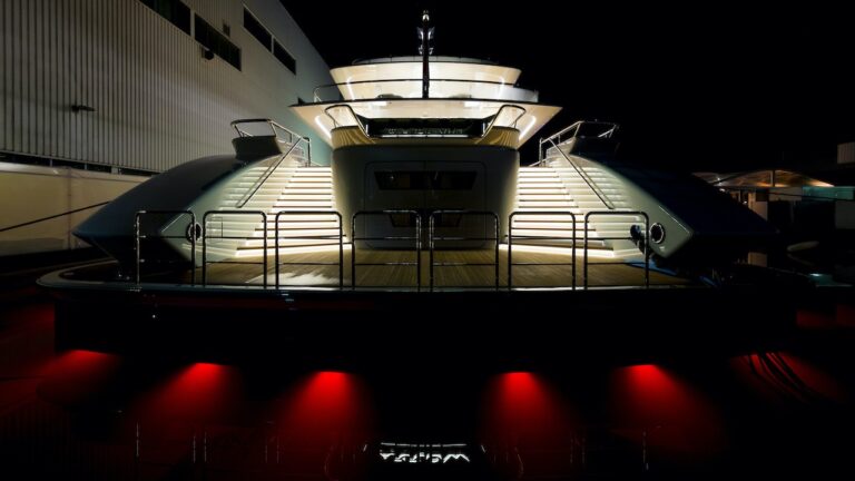 Aft View At Night