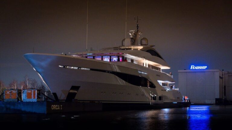 Newly Launched Superyacht Is Preparing For Sea Trials