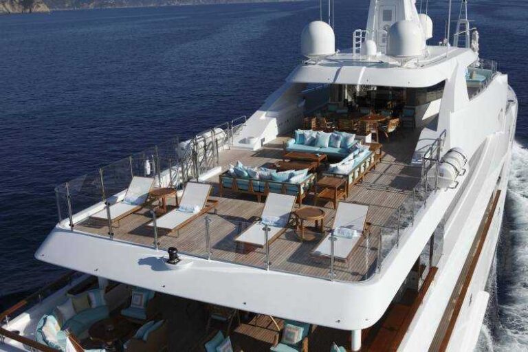 Close Up Of The Aft Decks
