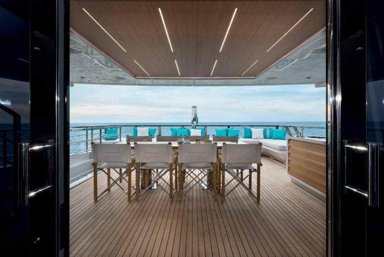 Alfresco Dining On Aft Deck